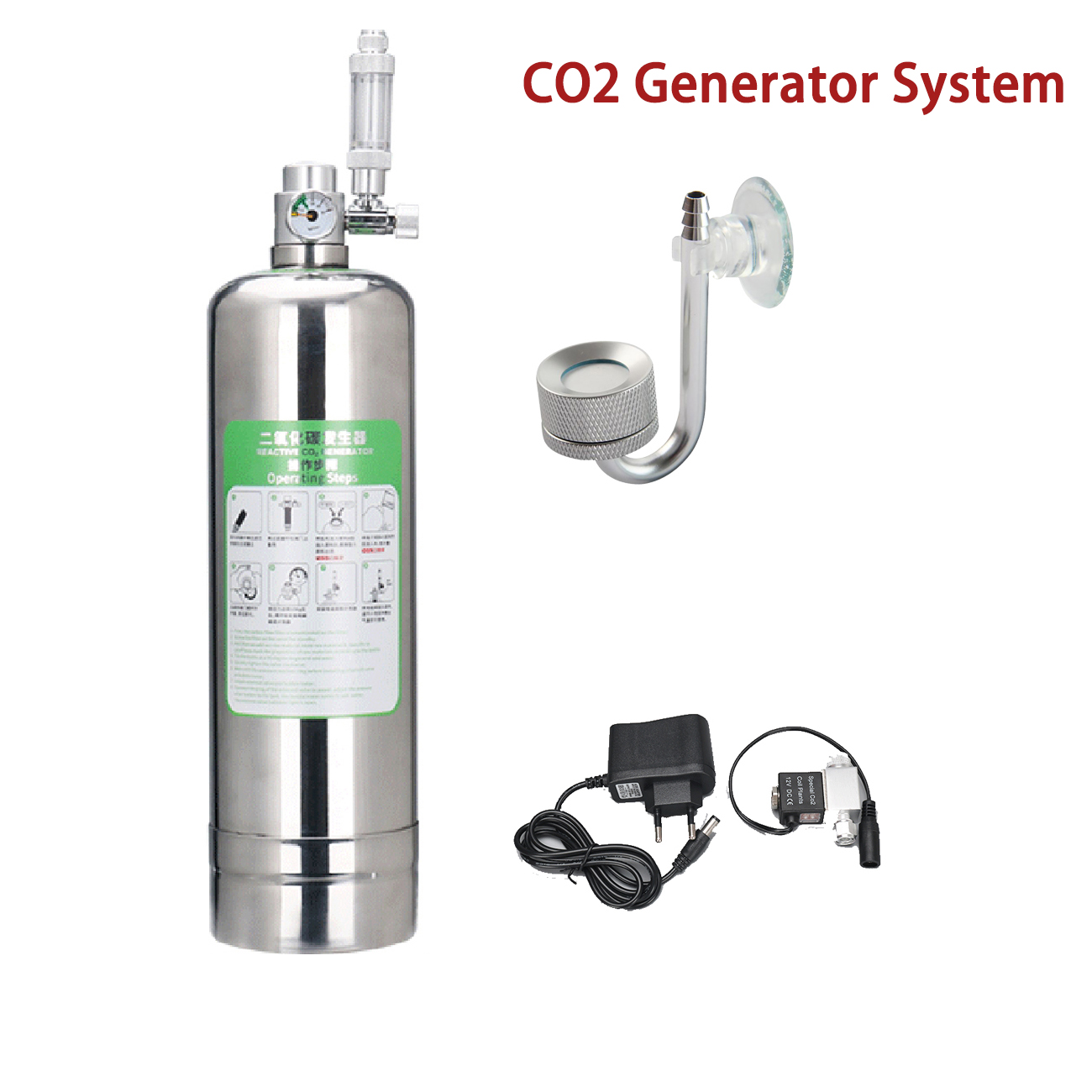 Aquarium Liquid Carbon - Комплект системы генератора CO2 для аквариума,
