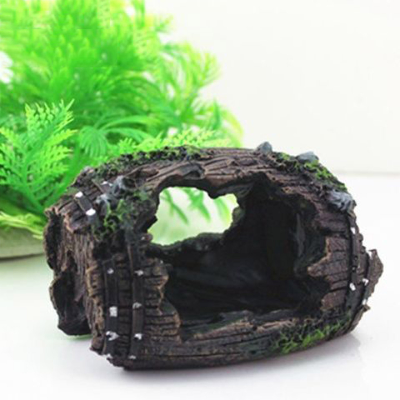 Aquarium Plant Substrate - Декоративный элемент для аквариума: полый пень-тоннель-пещера
