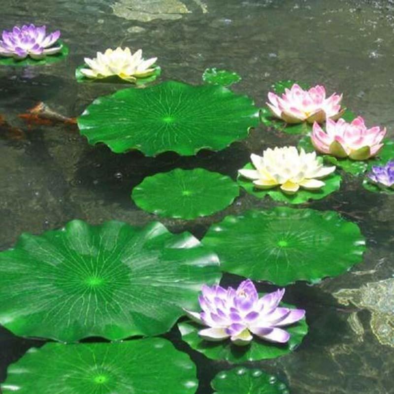 Aquarium Moss - Искусственные листья лотоса 2026 без цветов