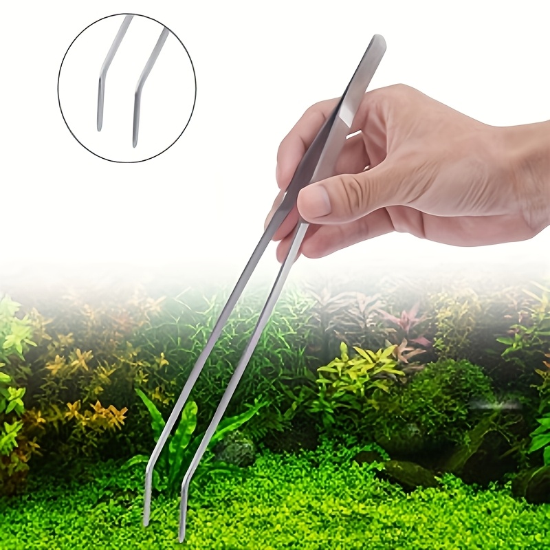 Planted Aquarium Cleaning - Пинцеты из нержавеющей стали для аквариума,