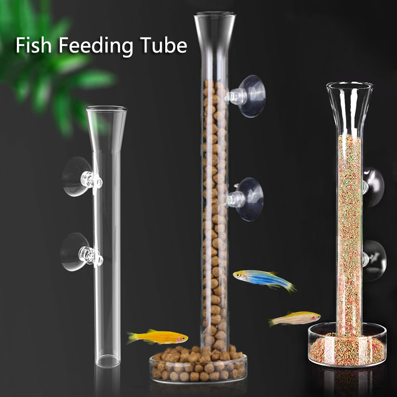 Aquarium Fertilizer - Аквариумная стеклянная кормушка, прозрачная кормушка для