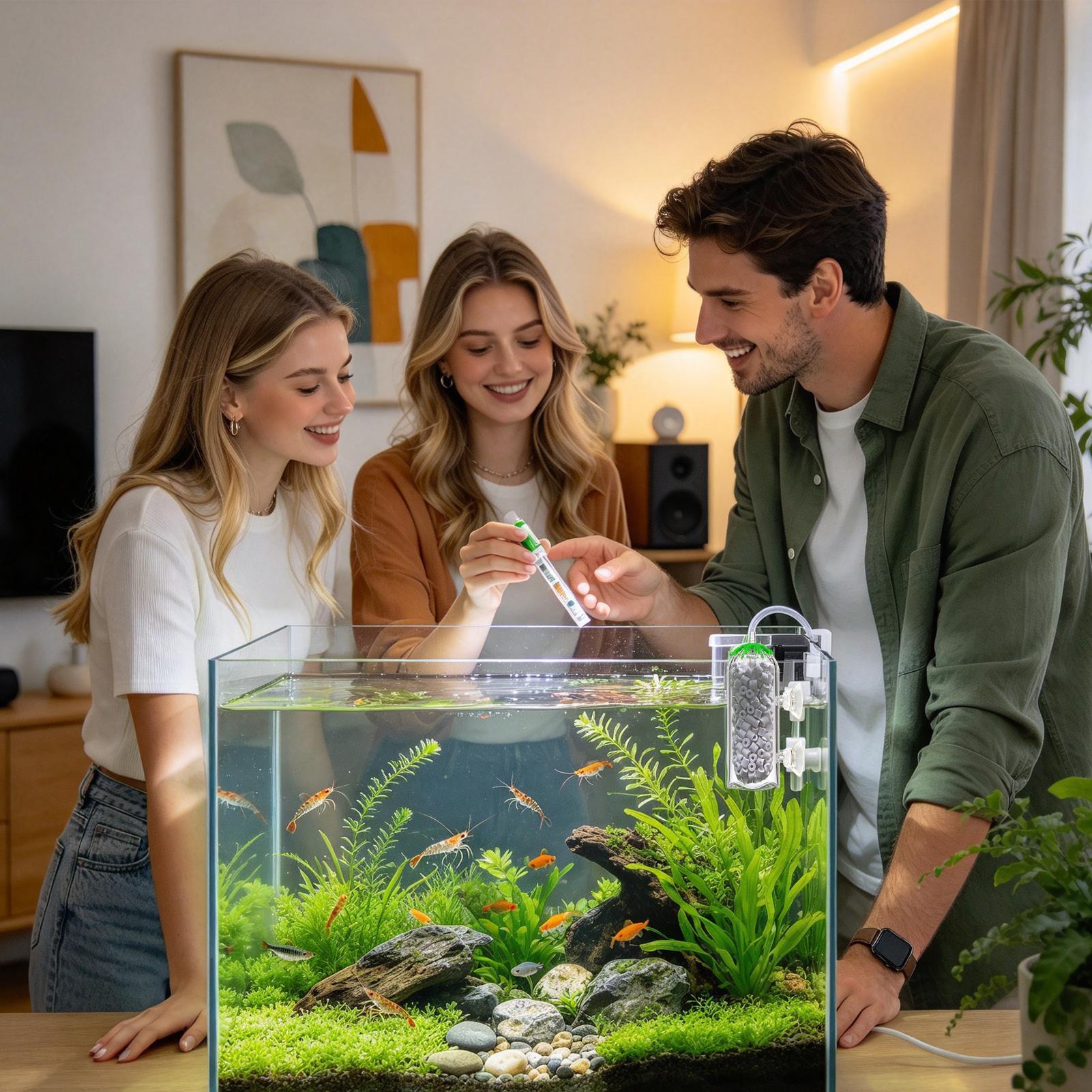 Aquarium Planted Tank Filter - Аэратор для аквариума с защитой от