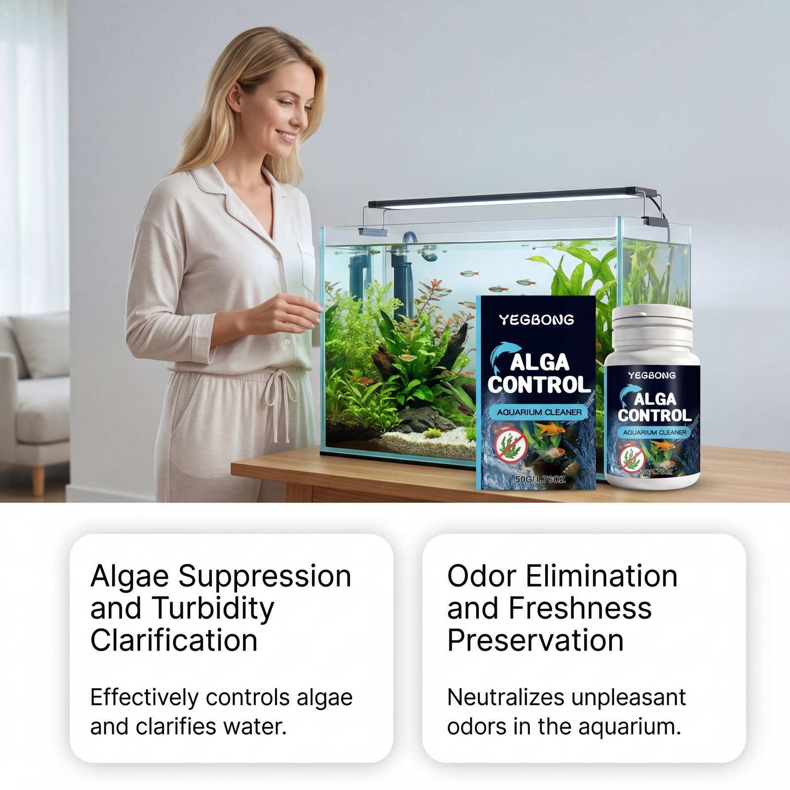 50 г. Порошковое средство для  – обзор и цена Planted Aquarium Algae Control