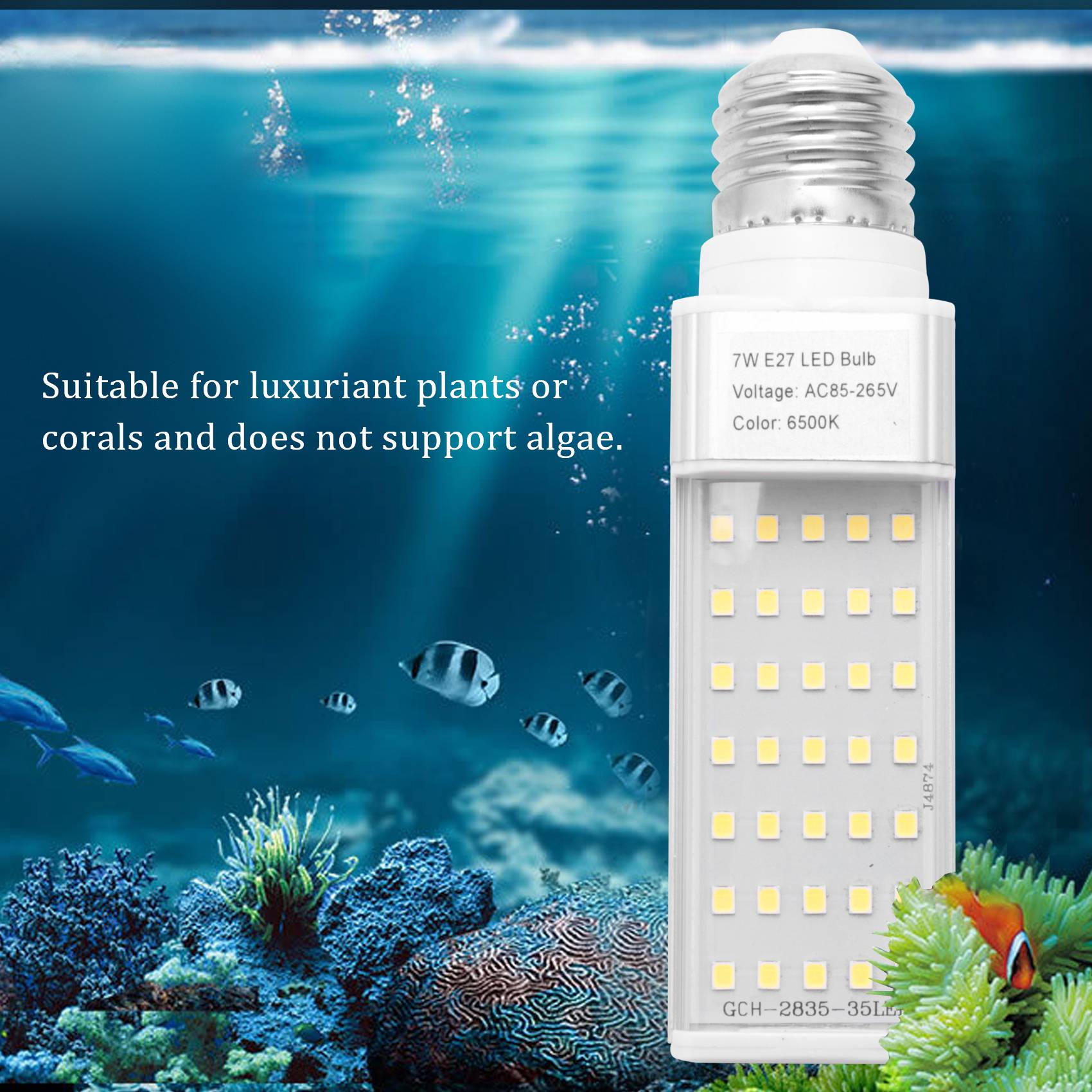 Светодиодная лампа A56P-Fishpo – обзор и цена Aquarium Plant Light