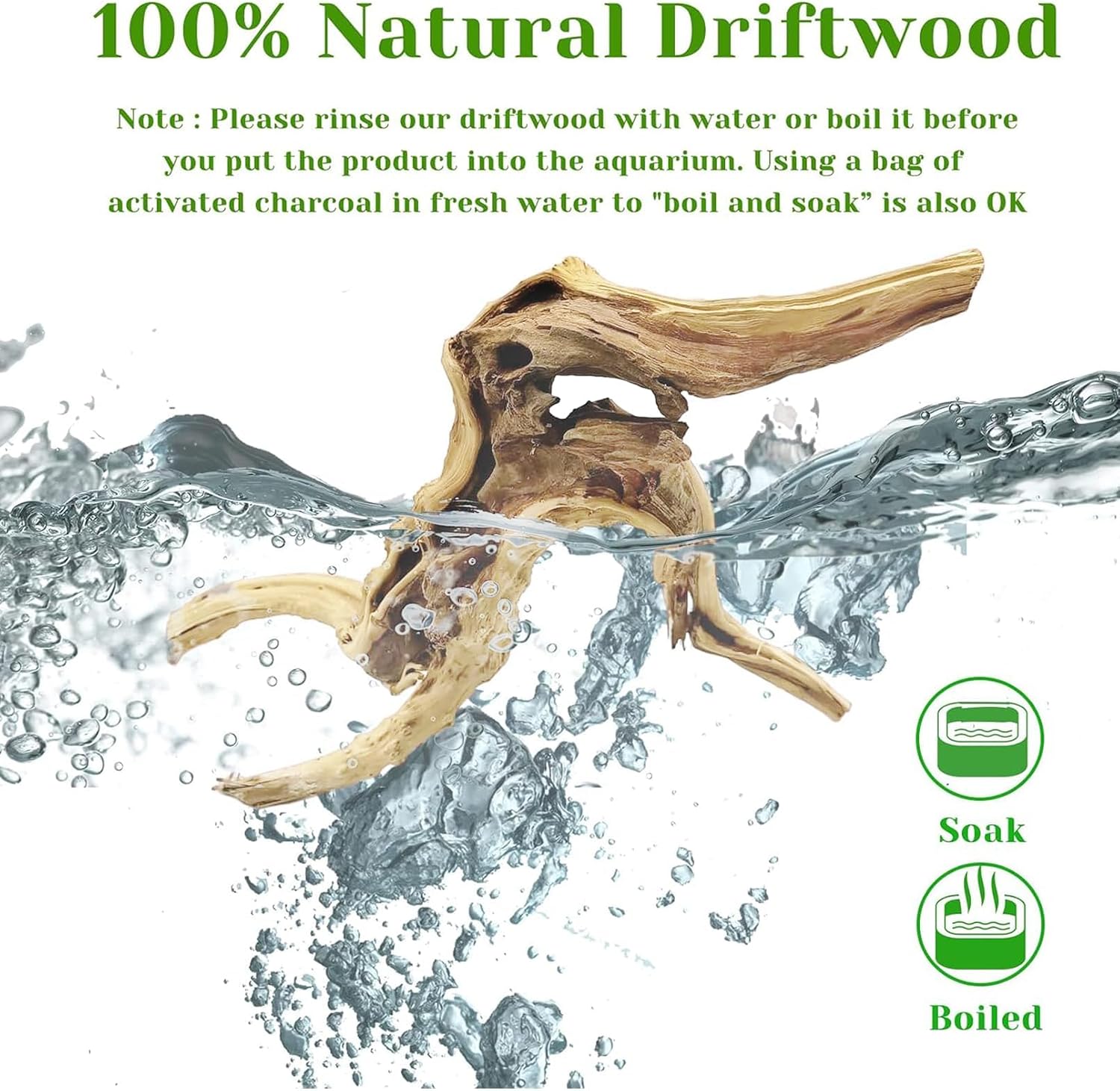 1 шт. 20-25 см натуральная кор – обзор и цена Aquarium Driftwood
