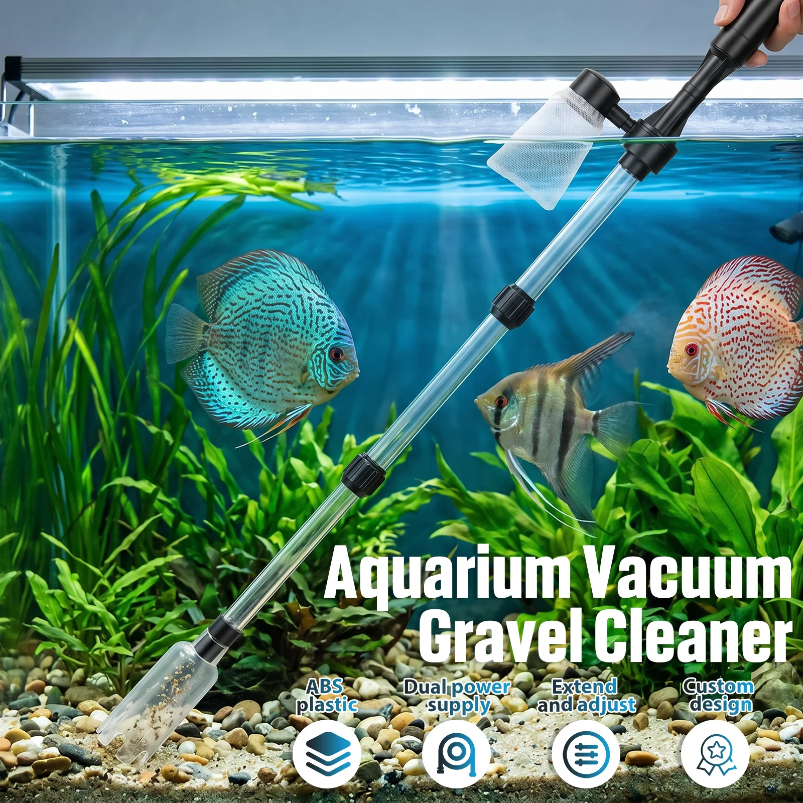 Вакуумный очиститель грунта дл – обзор и цена Planted Aquarium Cleaning
