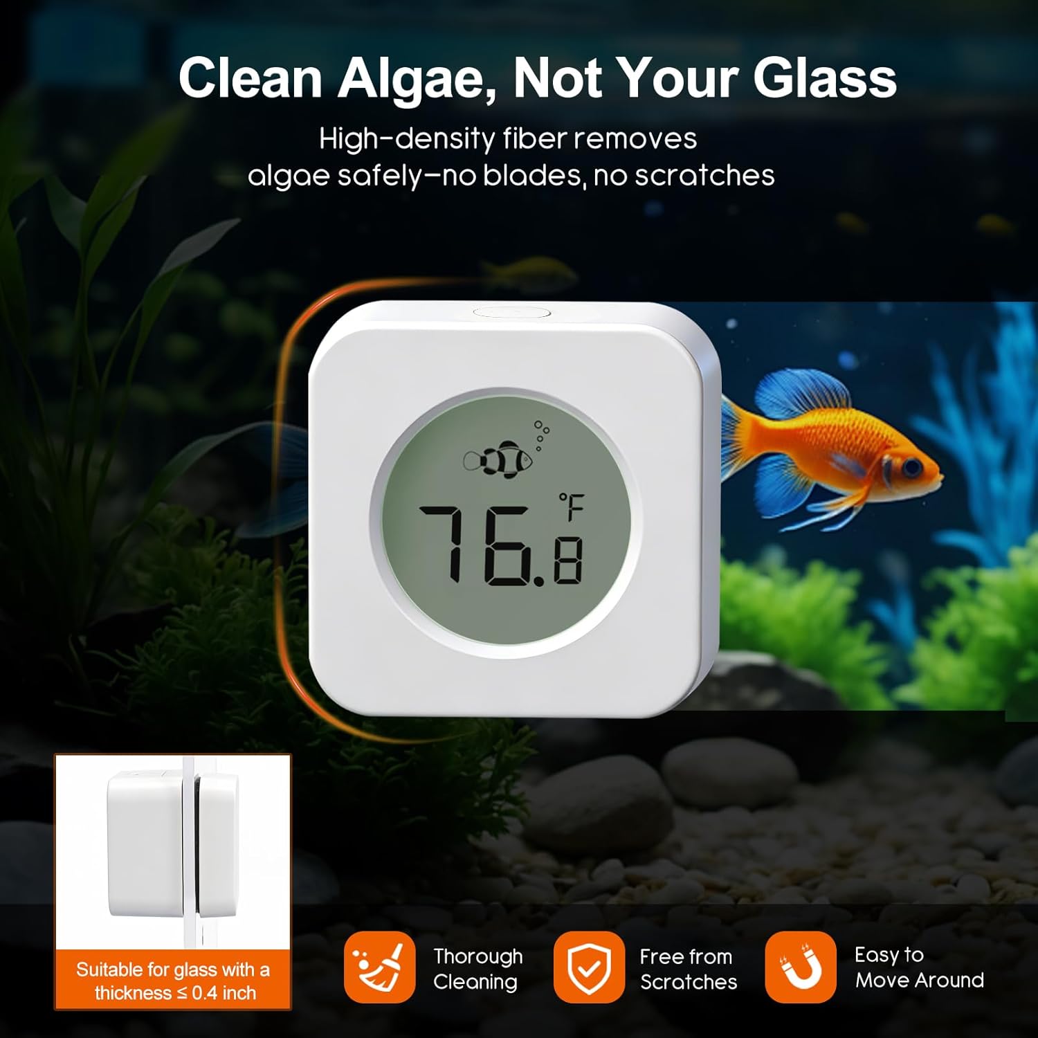 Магнитный очиститель для аквар – обзор и цена Planted Aquarium Cleaning