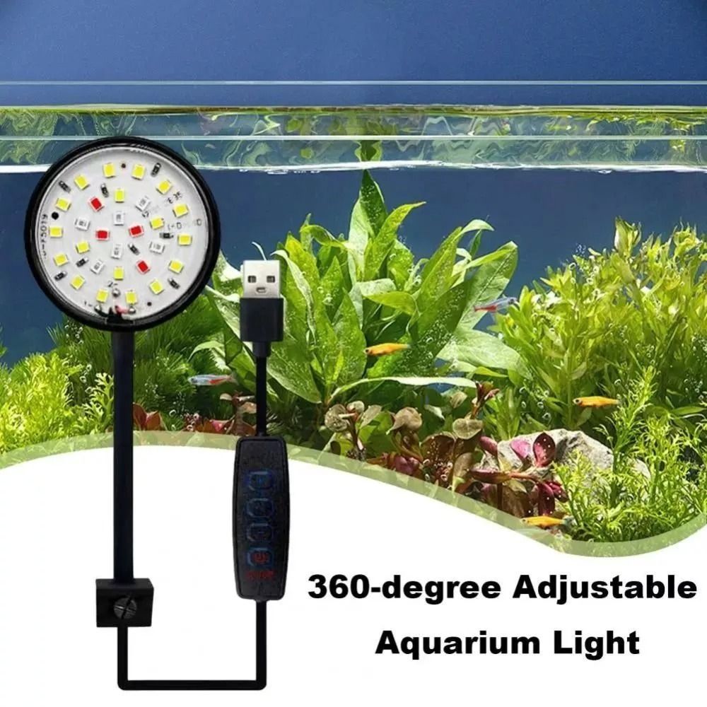 Новинка, мини-Рыбка, фотолампа – обзор и цена Live Plant Aquarium