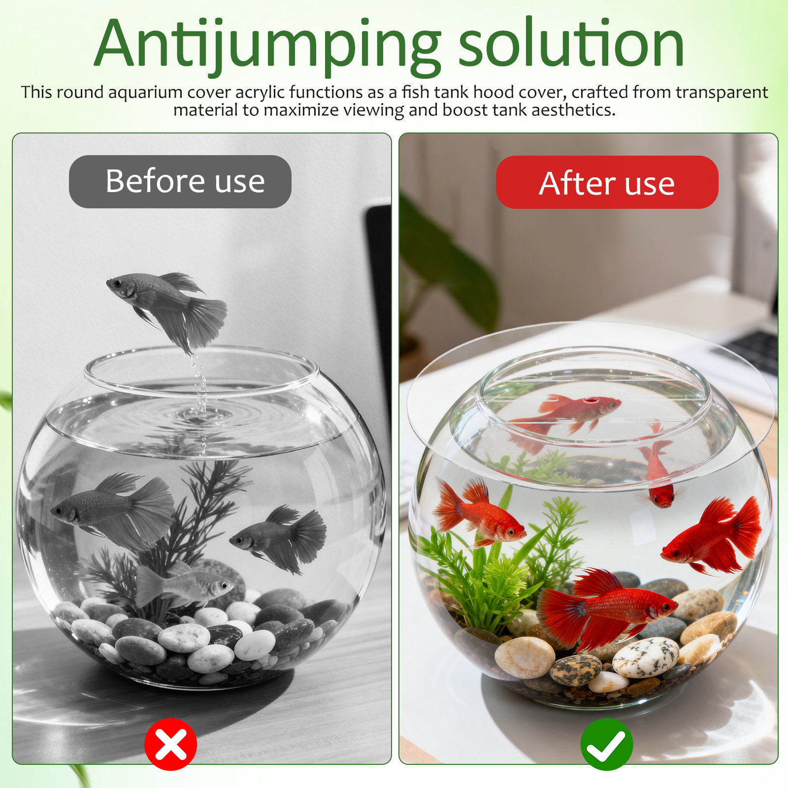 Круглая крышка для аквариума и – обзор и цена Live Plant Aquarium