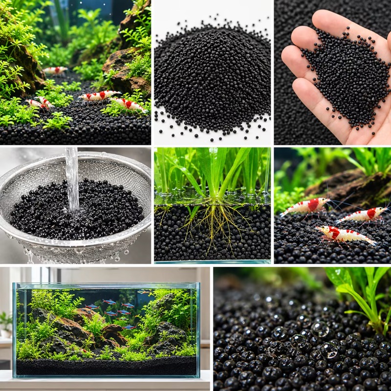 Черный субстрат для аквариума, – обзор и цена Aquarium Plant Substrate